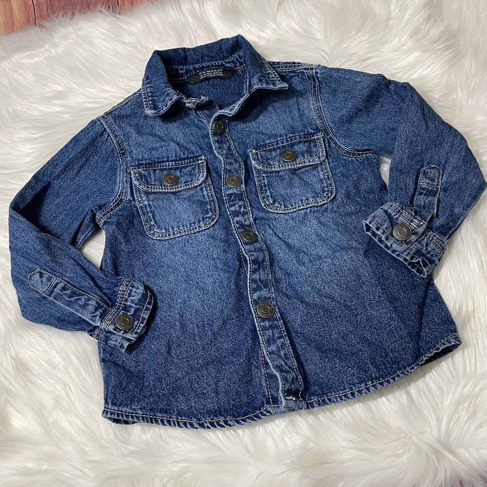 Primark Toddler 3-4 Years Boy Button Up Top
